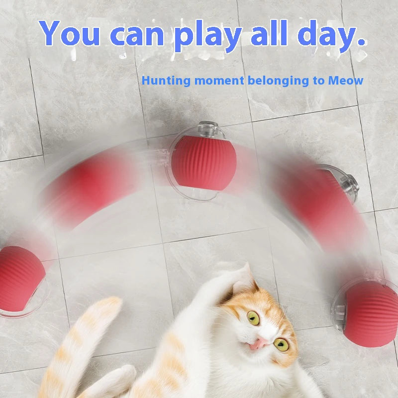 Pelota Interactiva para Gatos, Eléctrica, Recargable y con Sensor de Movimiento