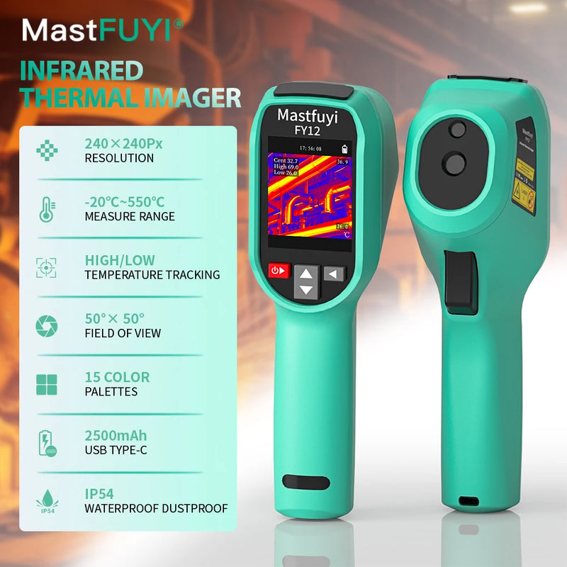 Cámara Termográfica Infrarroja de Alta Resolución Profesional MASTFUYI