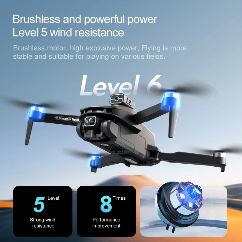 Drone Profesional V168 Pro MAX GPS 8K con Control de Pantalla Grande