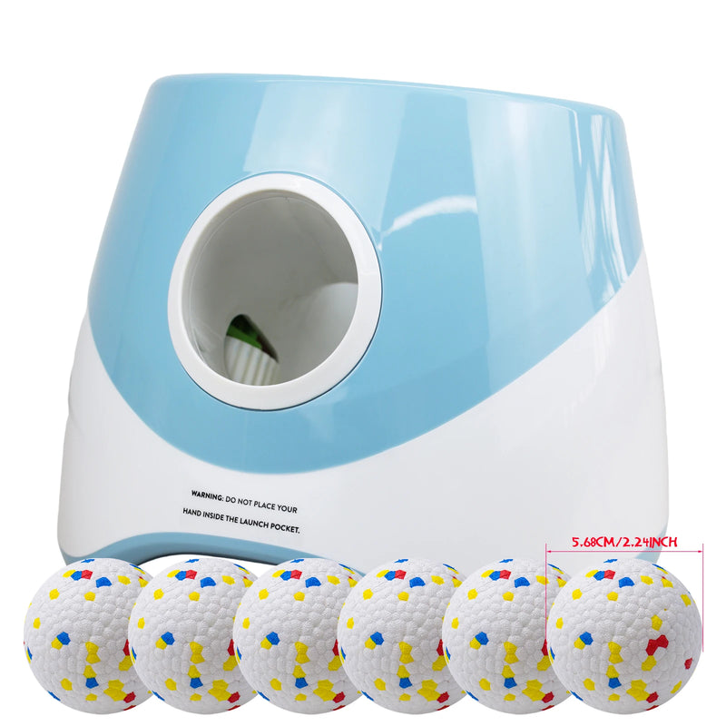 Lanzapelotas Automático para Perros Juguete Interactivo