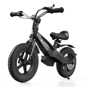 Bicicleta de Equilibrio Eléctrica Sk12 iScooter Para Niños 150w 10km Negro