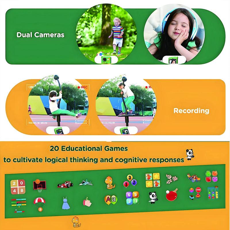 Mini Teléfono Educativo Inteligente para Niños y Niñas de 8 GB