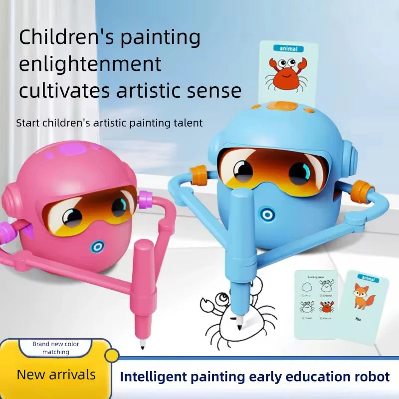 Robot Dibujante Interactivo para Niños, Aprendizaje y Creatividad