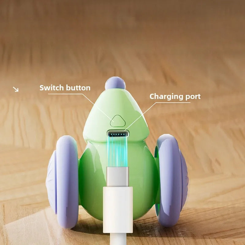 Juguete Interactivo para Gatos Recargable, Ratón Eléctrico Inteligente