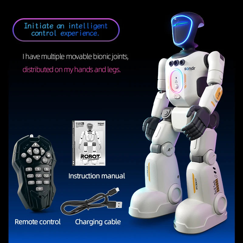 Robot RC Inteligente R40 Para Niños Con Control Remoto Y Música