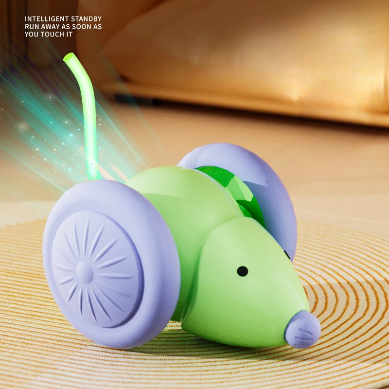 Juguete Interactivo para Gatos Recargable, Ratón Eléctrico Inteligente