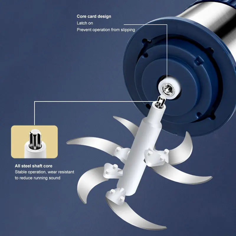 Trituradora Multifuncional Eléctrica de Acero Inoxidable para Cocina