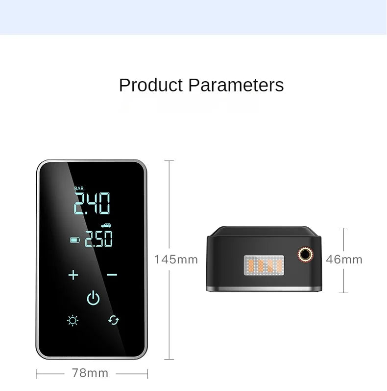 Bomba de Aire Inalámbrica con Pantalla Táctil 150PSI