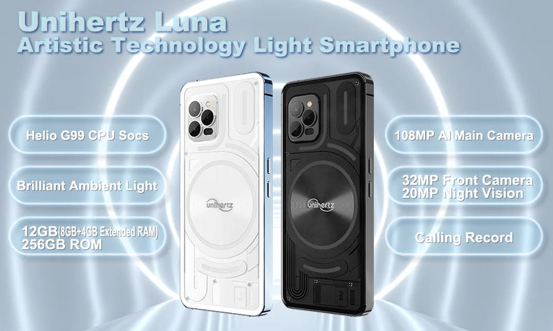 Smartphone Unihertz Luna Rhythm 8GB/256GB 108MP 5000mAh