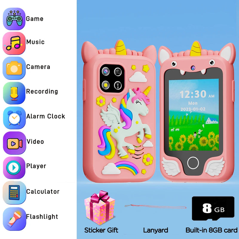 Mini Teléfono Educativo Inteligente para Niños y Niñas de 8 GB