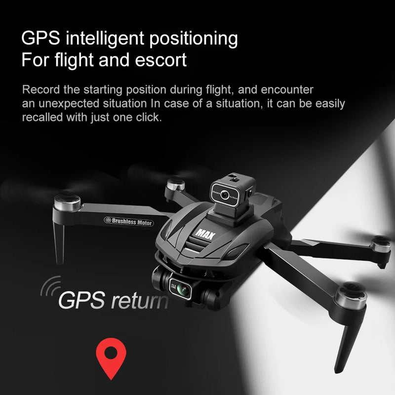 Drone Profesional V168 Pro MAX GPS 8K con Control de Pantalla Grande