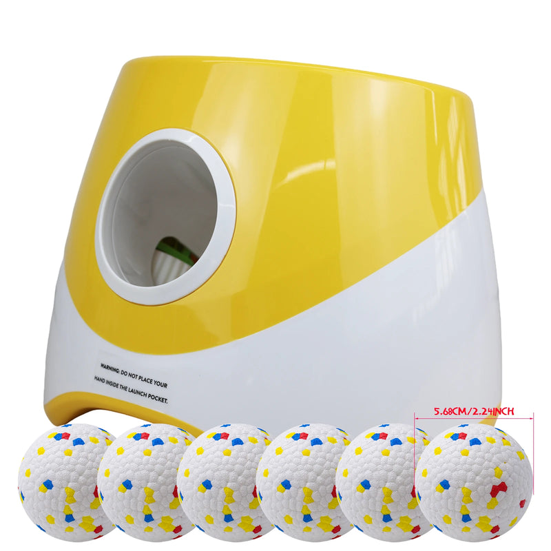 Lanzapelotas Automático para Perros Juguete Interactivo