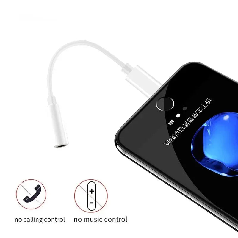 Headphone Adapter for iPhone with 3.5mm Jack 