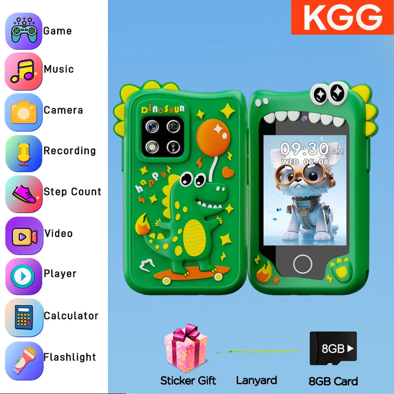 Mini Teléfono Educativo Inteligente para Niños y Niñas de 8 GB