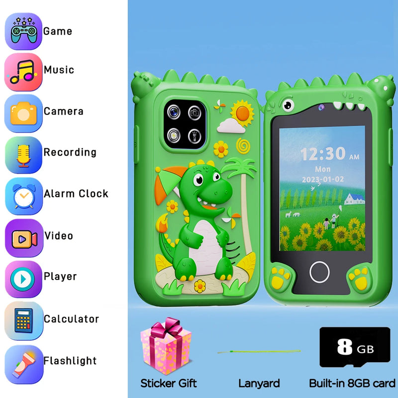 Mini Teléfono Educativo Inteligente para Niños y Niñas de 8 GB