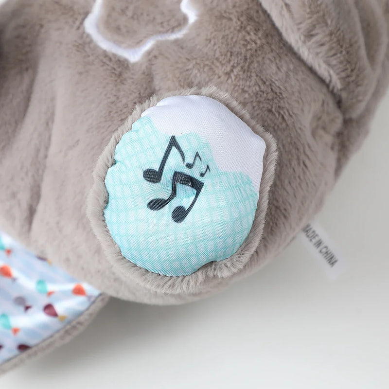 Peluche Musical para Bebé con Respiración y Luz de 30cm