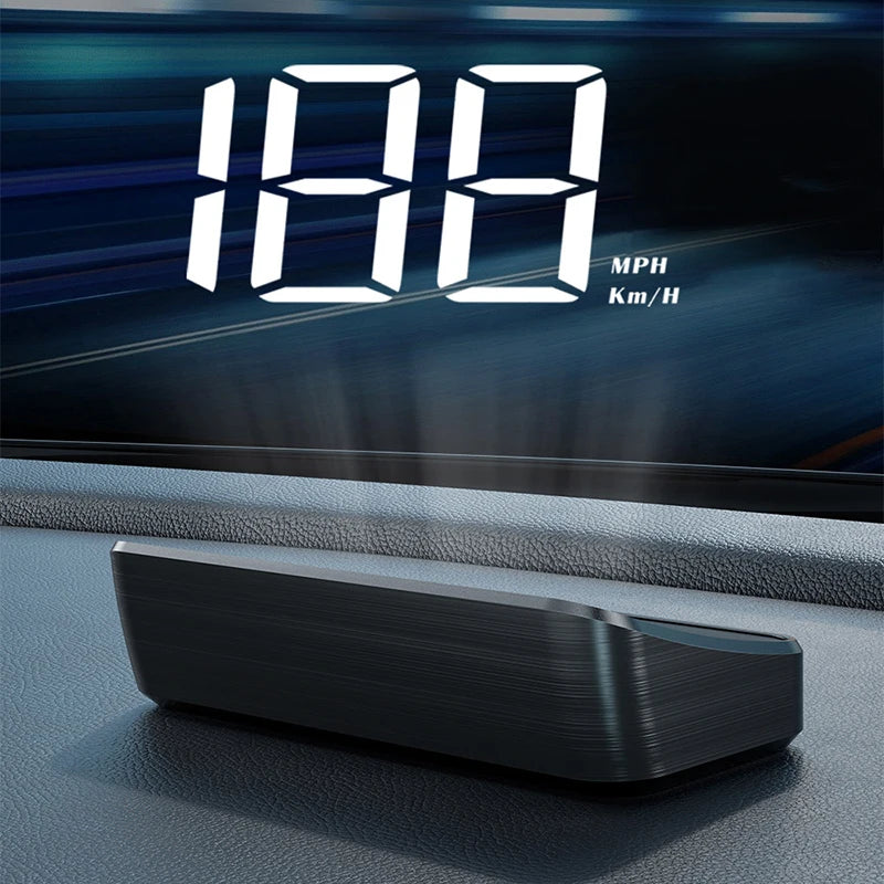 HUD GPS Velocímetro Digital para Auto, Proyector en Parabrisas Universal