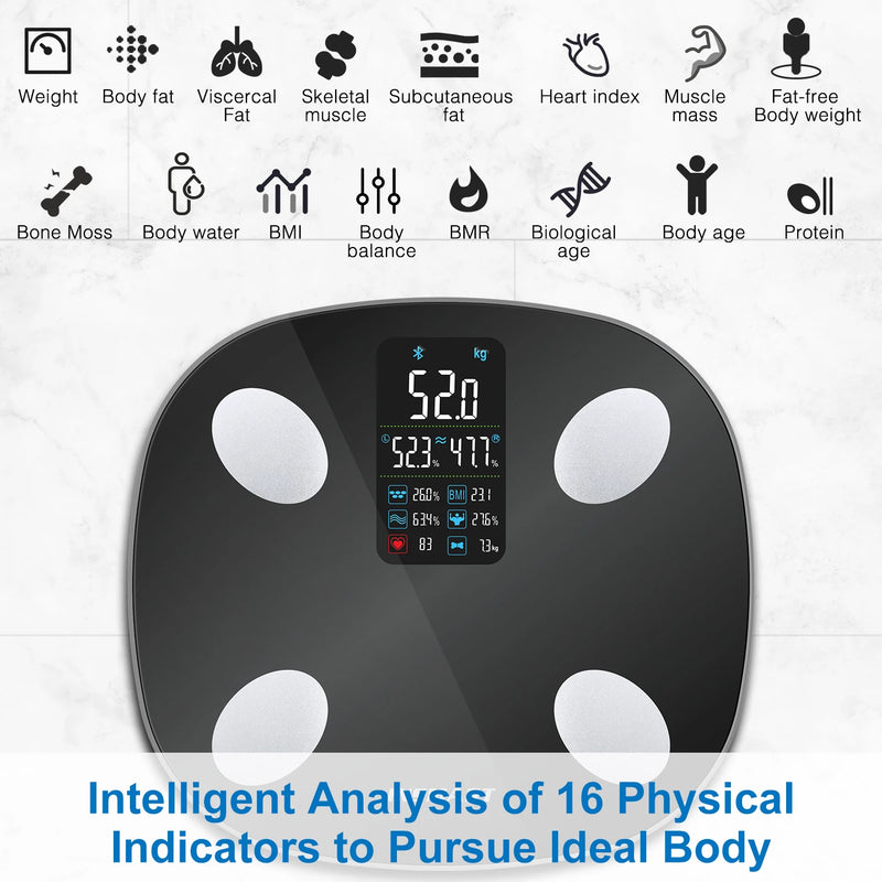 Báscula de Peso Corporal Digital Inteligente Insmart 180 Kg