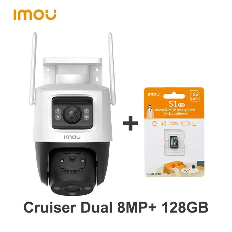 Cámara de Vigilancia IMOU Cruiser Dual para Exteriores de 8MP 128GB