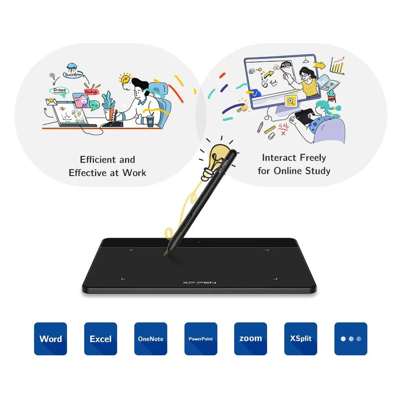 Tableta Gráfica XPpen Deco Fun XS con 8192 Niveles de Presión