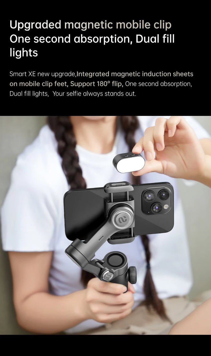 Gimbal Estabilizador de Mano 3 Ejes para Smartphone Aochuan