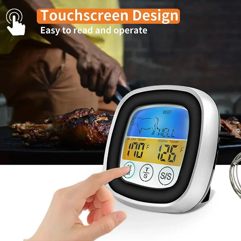 Termómetro Digital de Cocina con Pantalla Táctil