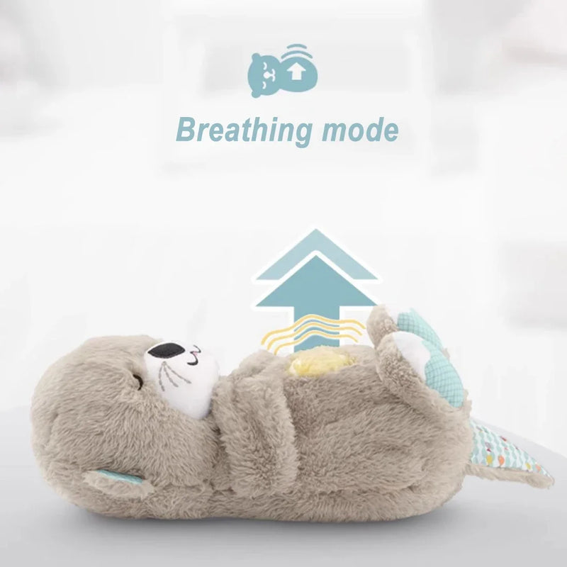 Peluche Musical para Bebé con Respiración y Luz de 30cm