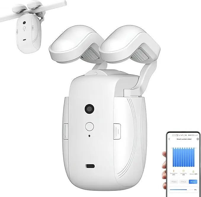 Sistema Automático Para Cortinas Con Control Bluetooth Apertura y Cierre Inteligente