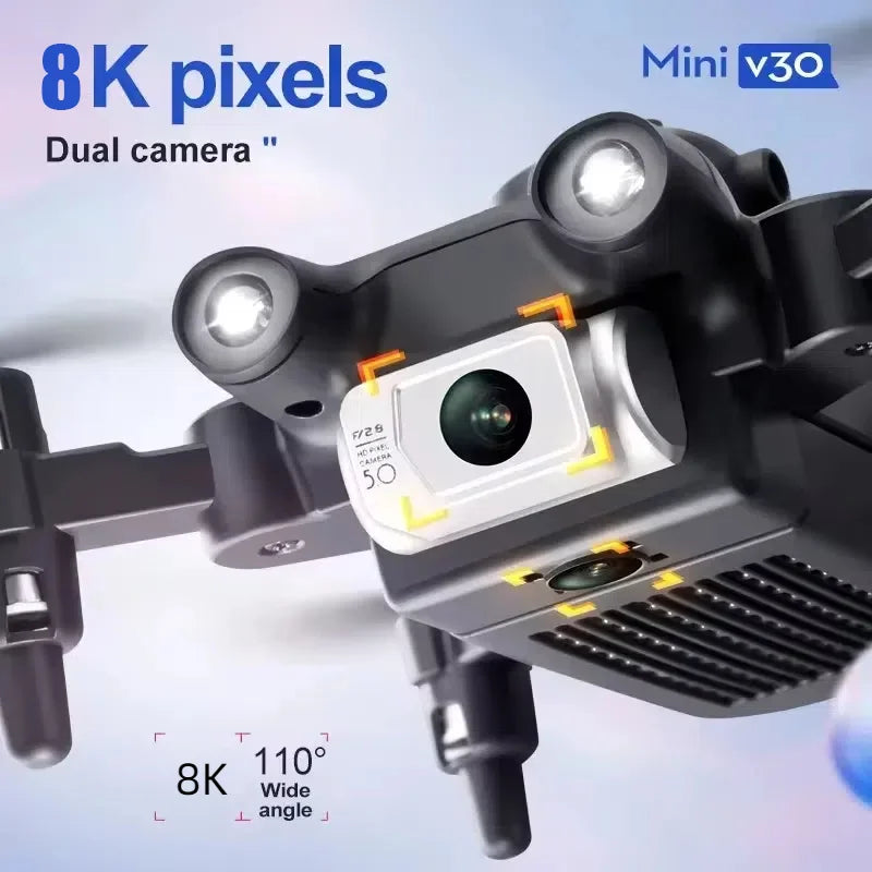 Mini Drone V30 5G 8K HD Cámara Dual