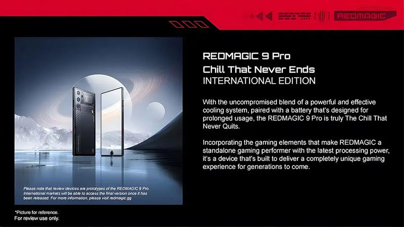 RedMagic 9 Pro 5G de 6,8" FHD con Snapdragon 8 6500mAh 80W 50MP NFC