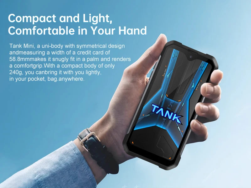 Smartphone Mini Tank 8849 Android 13 5800mAh 100MP 24GB/256GB IP68