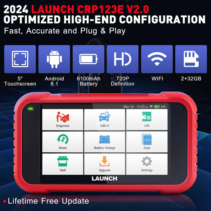 Escaner Automotriz Launch X431 CRP123E V2.0