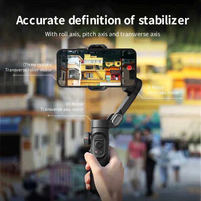 Gimbal Estabilizador de Mano 3 Ejes para Smartphone Aochuan