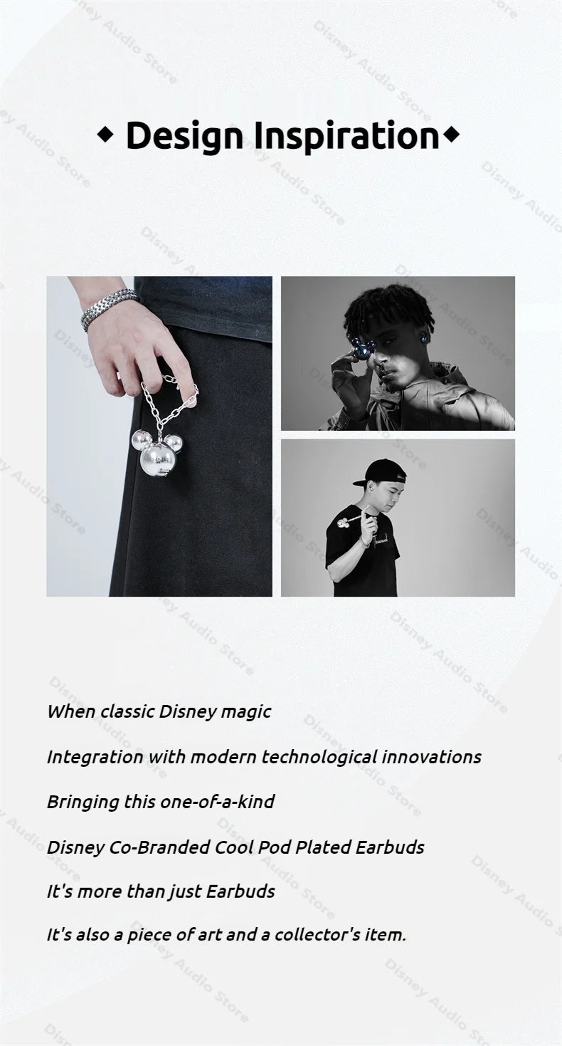 Auriculares Inalámbricos con Collar de Disney Mickey Bluetooth 5.4