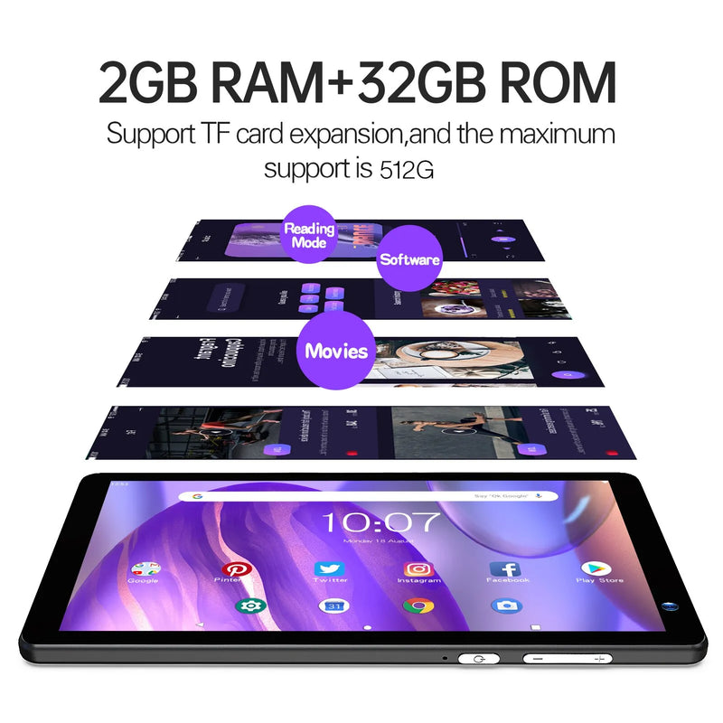 Tableta Pritom de 7 Pulgadas 32GB Android 11