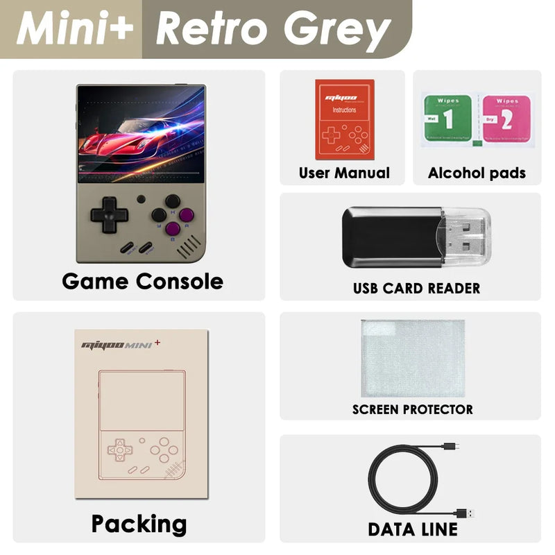 Consola Retro MIYOO Mini Plus V2 con Pantalla IPS 3,5" 128GB/25milJuegos