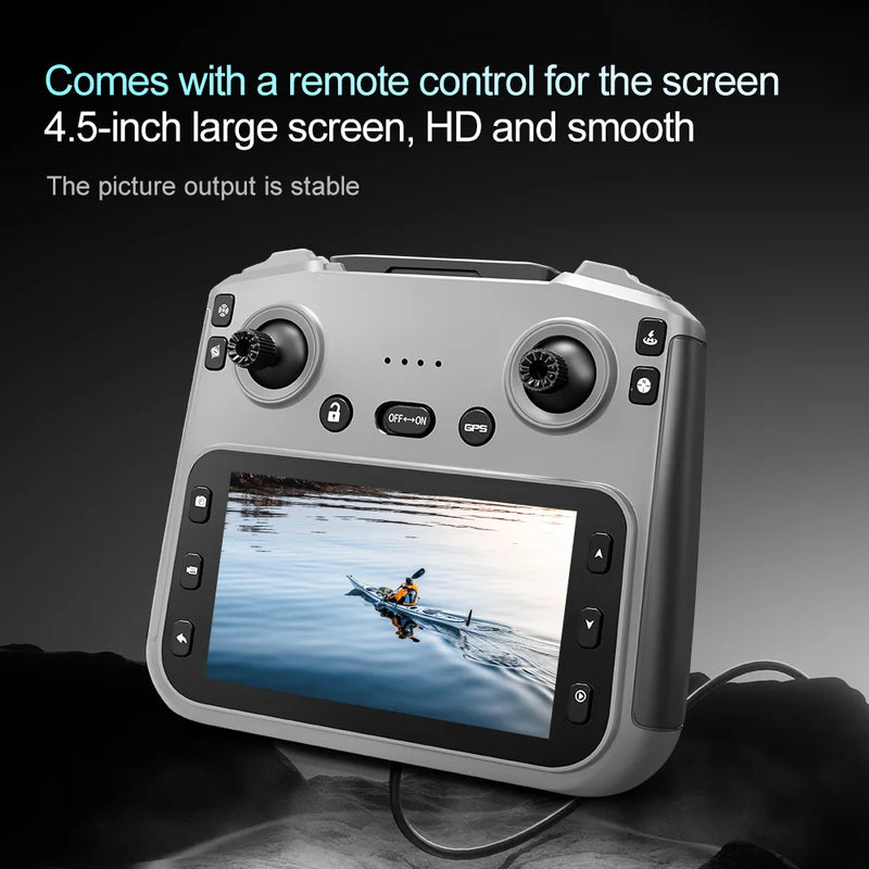 Drone Profesional V168 Pro MAX GPS 8K con Control de Pantalla Grande