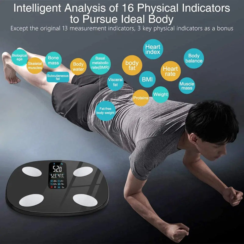 Báscula de Peso Corporal Digital Inteligente Insmart 180 Kg