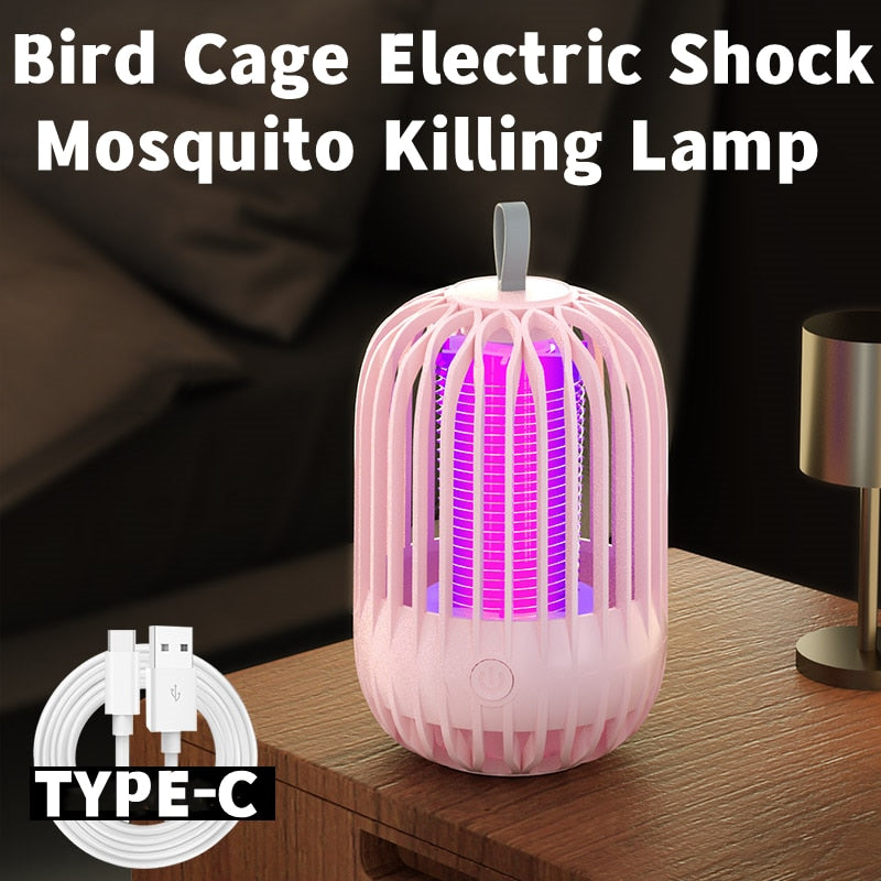 Lámpara LED Antimosquitos con Descarga Eléctrica USB