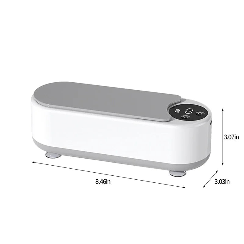 Limpiador Ultrasónico Portátil de 450ml con Pantalla