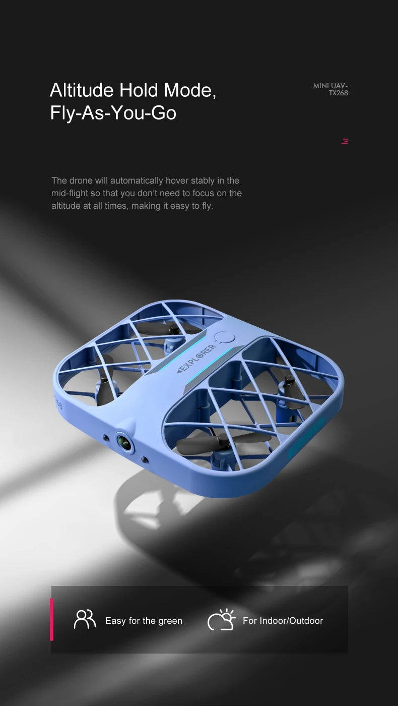 Mini Drone con Cámara de Trasmisión en Tiempo Real 8K