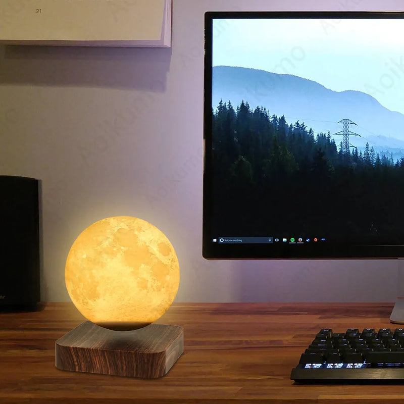 Lámpara de Luna de Levitación Magnética 3D