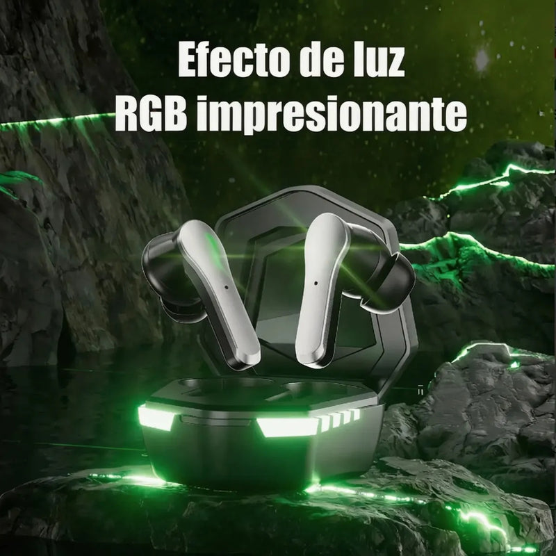 Auriculares Bluetooth In-ear Con LED Gaming