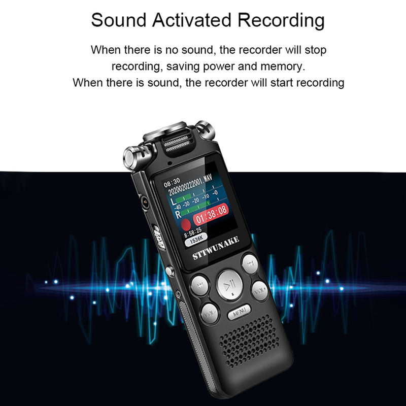 Grabadora de Voz de Audio Profesional Digital 32 GB