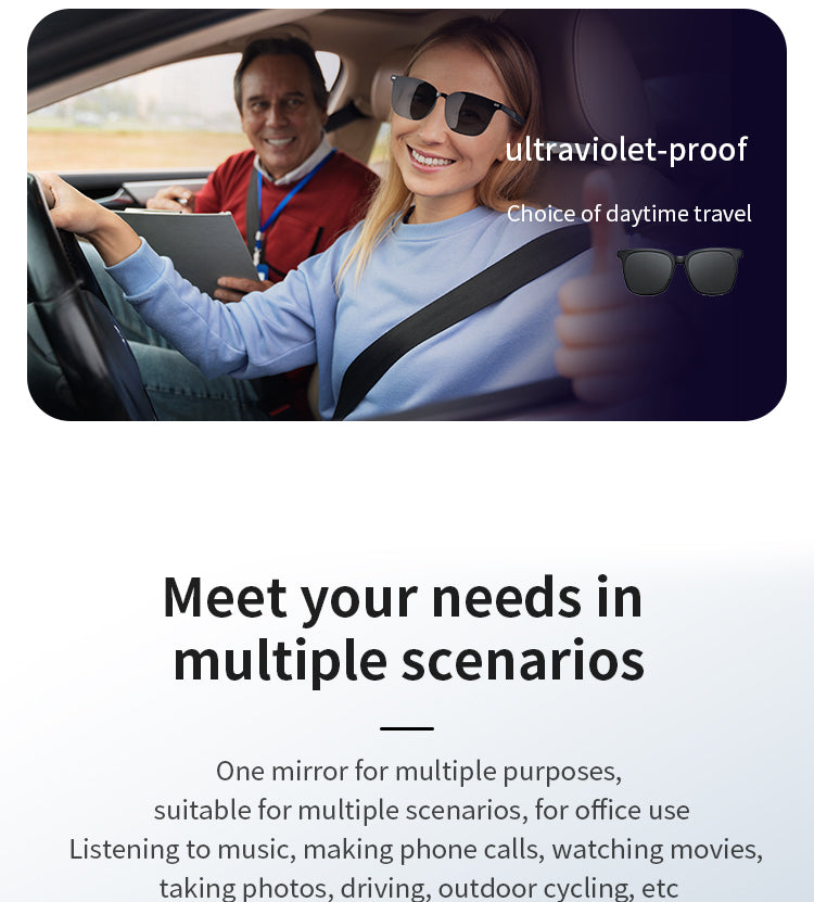 Gafas inteligentes Smartglasses V2 Valdus con IA color Negro