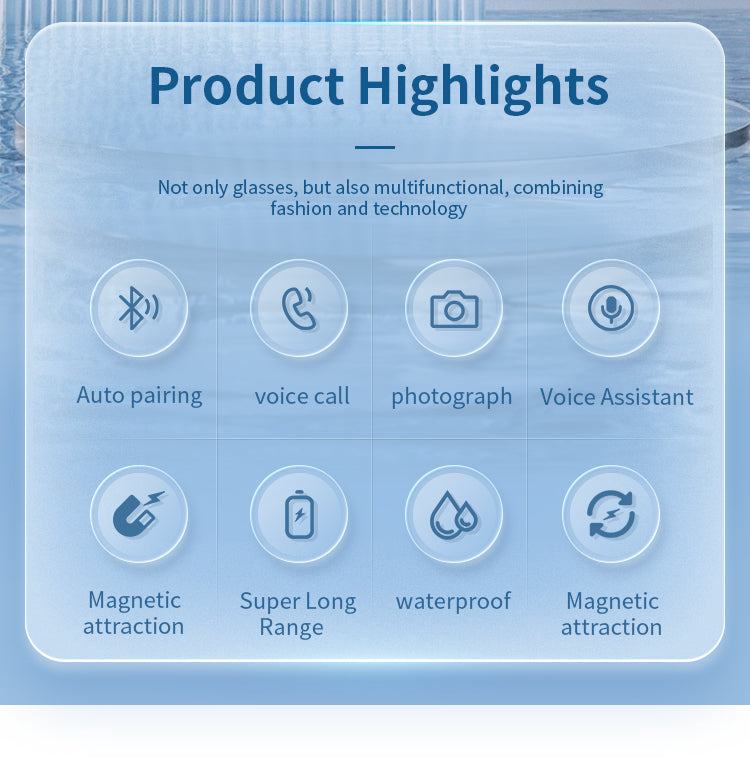 Gafas inteligentes Smartglasses V2 Valdus con IA color Negro