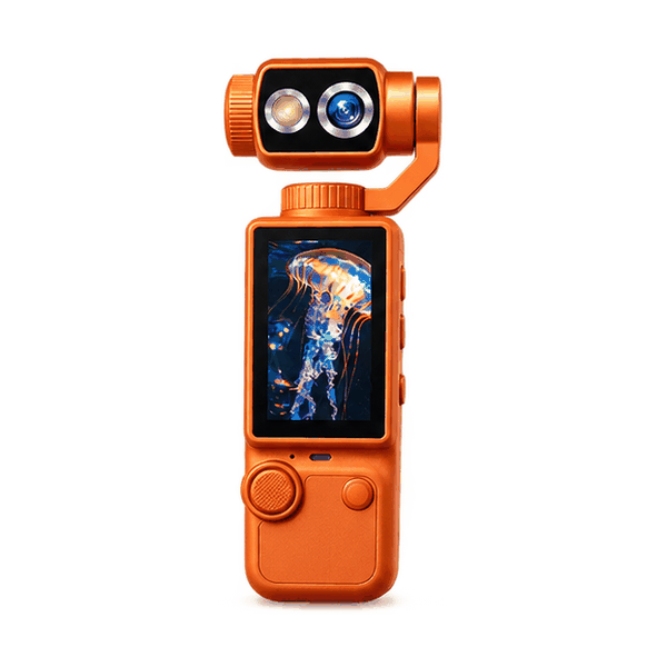 Cámara de Vlog Q8 4K Naranja