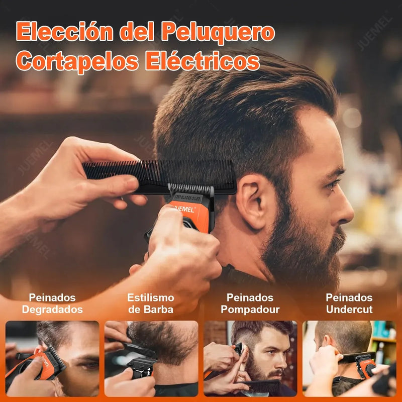 Kit Máquina Cortadora de Cabello Profesional