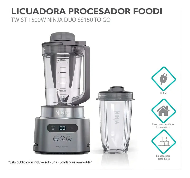 Licuadora portátil Ninja Twisti High-Speed Blender