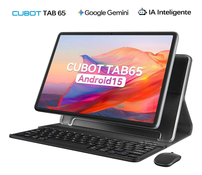 Cubot Tablet Tab 65 Ram 12gb Rom 128gb 10.1" Android 15 con IA Gemini Wif 5G